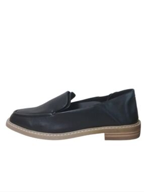 Dolce Vita Loafers Women's 8.5 Black Faux Leather Slip-on Minimalist Shoes